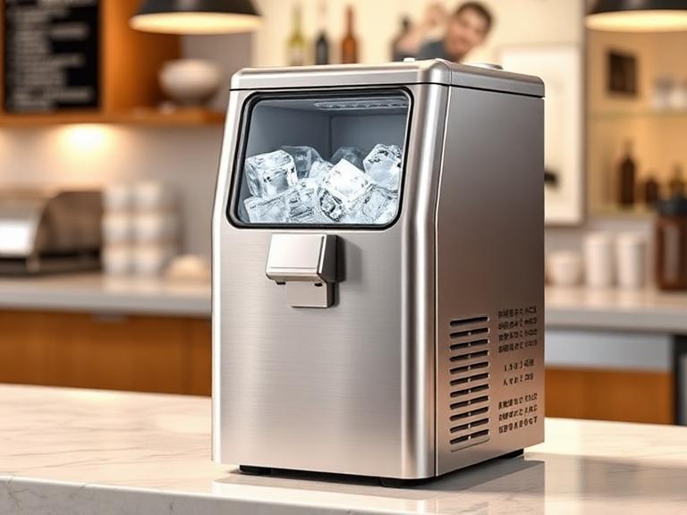 Brema commercial ice maker — Compact European cube machine