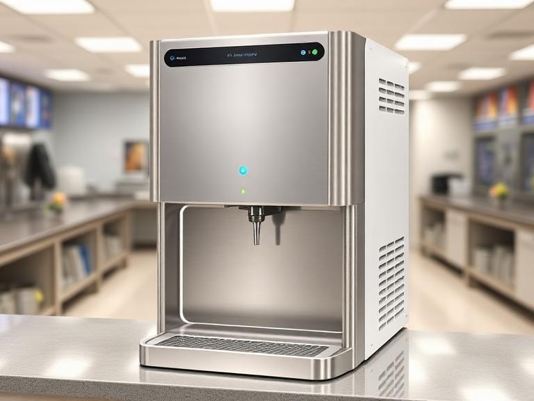 Follett commercial ice maker — Countertop ice & water dispenser