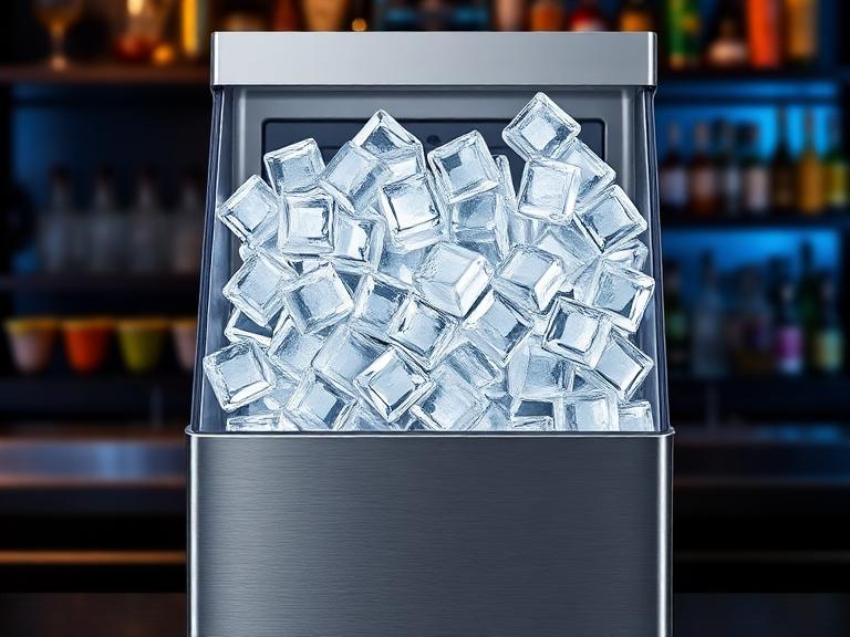 Kold-Draft commercial ice maker — Large clear-cube machine