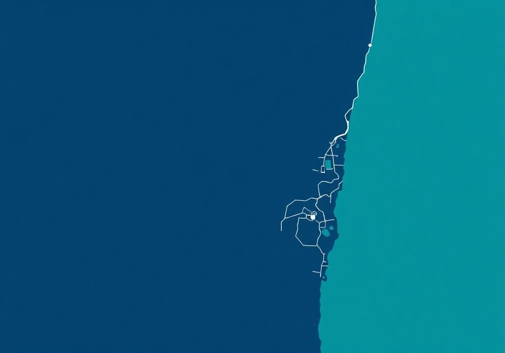 Map of the Flagler Beach and Palm Coast, Florida HVAC service area